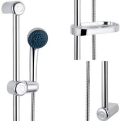 Colonna Doccia Senza Miscelatore ZIK, Saliscendi Con Doccetta 3 Getti + Portasapone -Hansgrohe Negozio 72879198 5