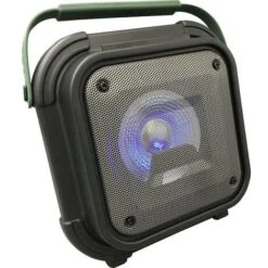 Reflexion OS01BT Radio Da Cantiere FM AUX, Bluetooth, FM, USB Incl. Funzione Karaoke , Antispruzzo , Ricaricabile Verde