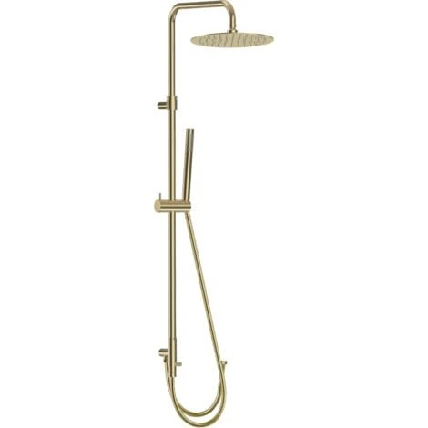 Colonna Doccia Luisa II Oro Spazzolato Senza Miscelatore 1 Colonna Doccia Luisa II Oro Spazzolato Senza Miscelatore