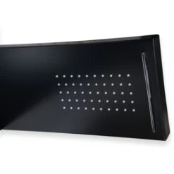 Pannello Doccia Nero Idromassaggio Pioggia Multifunzione Mod. Manhattan Black -Hansgrohe Negozio 77143226 3