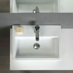 MOBILE BAGNO SOSPESO 120 CM CON DOPPIO LAVABO E ANTE VALENTINA -Hansgrohe Negozio 7728743 4