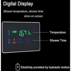 Onyzpily Pannello Doccia In Acciaio Inox Nero Sistema Doccia Doccia Colonna Doccia Doccia Soffione Soffione Doccia Set Doccia Ugelli Massaggianti -Hansgrohe Negozio 78924917 3