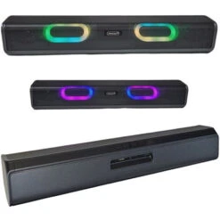 Cassa Bluetooth Speaker 5.0 Barra Soundbar LED Multicolor USB SD AUX -Hansgrohe Negozio 79196132 4