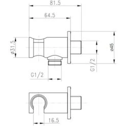 Kit Doccia Tondo Completo Di Doccetta Judy Presa Acqua E Flessibile Nero Opaco Ares -Hansgrohe Negozio 79852984 3