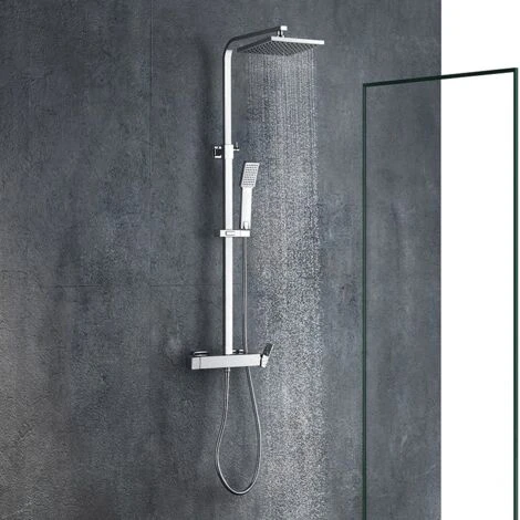 Colonna Doccia Con Miscelatore Meccanico Diamante - Spazio 1 Colonna Doccia Con Miscelatore Meccanico Diamante - Spazio