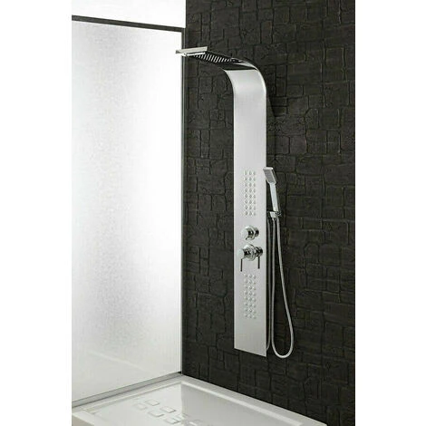 No Brand Colonna Doccia Multifunzione In Acciaio Inox Cromato Idromassaggio Bagno 1 No Brand Colonna Doccia Multifunzione In Acciaio Inox Cromato Idromassaggio Bagno