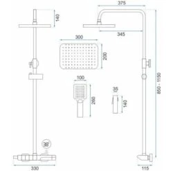 Set Doccia Con Termostato REA ROB Nickiel Brush -Hansgrohe Negozio 82749232 5