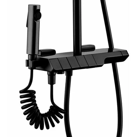 Set Doccia Con Termostato REA ROB Black 2 Set Doccia Con Termostato REA ROB Black - immagine 2