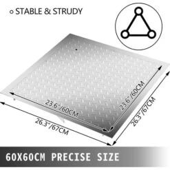 VEVOR Chiusino Da Incasso Pozzetto, 4 Viti, Coperchio In Lamiera Di Acciaio Zincato, 60x60 Cm, Pozzetto Giardino In Lamiera Zincata, Per Apertura Drenaggio Su Nave Stazione Di Pompaggio O Parcheggio 8 VEVOR Chiusino Da Incasso Pozzetto, 4 Viti, Coperchio In Lamiera Di Acciaio Zincato, 60x60 Cm, Pozzetto Giardino In Lamiera Zincata, Per Apertura Drenaggio Su Nave Stazione Di Pompaggio O Parcheggio -Hansgrohe Negozio 82818472 4