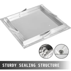 VEVOR Chiusino Da Incasso Pozzetto, 40x40 Cm, Coperchio In Lamiera Di Acciaio Zincato, Pozzetto Giardino In Lamiera Zincata, 2 Viti, Per Apertura Drenaggio Su Nave Stazione Di Pompaggio O Parcheggio 9 VEVOR Chiusino Da Incasso Pozzetto, 40x40 Cm, Coperchio In Lamiera Di Acciaio Zincato, Pozzetto Giardino In Lamiera Zincata, 2 Viti, Per Apertura Drenaggio Su Nave Stazione Di Pompaggio O Parcheggio -Hansgrohe Negozio 82818588 5