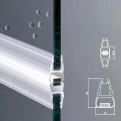 Guarnizione Magnetica Box Doccia Profilo | Vetro 4mm 5mm EC-414