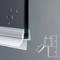 Guarnizione Box Doccia Con Gocciolatoio | Vetro 6mm 8mm EC-204