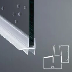Guarnizione Box Doccia Con Gocciolatoio | Vetro 6mm EC-848