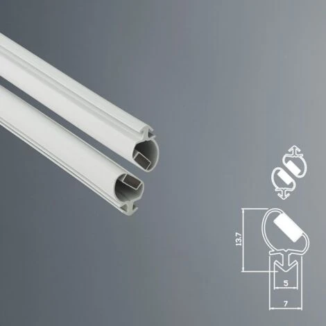 Guarnizione Magnetica Box Doccia In Gomma EC-MAG-367 Colore: Bianco 1 Guarnizione Magnetica Box Doccia In Gomma EC-MAG-367 Colore: Bianco