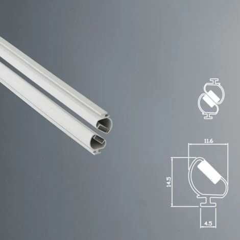 Guarnizione Magnetica Box Doccia In Gomma EC-MAG-3322 Colore: Bianco 1 Guarnizione Magnetica Box Doccia In Gomma EC-MAG-3322 Colore: Bianco