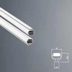 Guarnizione Magnetica Box Doccia In Gomma EC-MAG-R43 Colore: Bianco