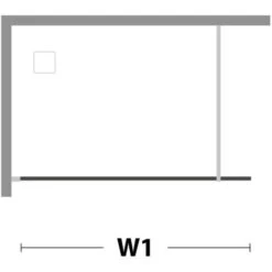 Parete Doccia Walk-in Lato 120 Cm H 185 In Acrilico Mod. Beatrix Profilo -Hansgrohe Negozio 83561687 4