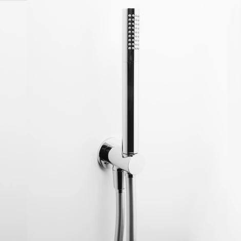 Kit Doccia By ARES, Con Punto Acqua Tondo Antitorsione E Supporto Porta Doccetta 1 Kit Doccia By ARES, Con Punto Acqua Tondo Antitorsione E Supporto Porta Doccetta