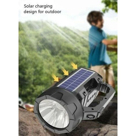 TORCIA SPEAKER CASSA BLUETOOTH 5W RICARICA SOLARE RADIO FM MP3 PORTATILE BDL-235 4 TORCIA SPEAKER CASSA BLUETOOTH 5W RICARICA SOLARE RADIO FM MP3 PORTATILE BDL-235 - immagine 4