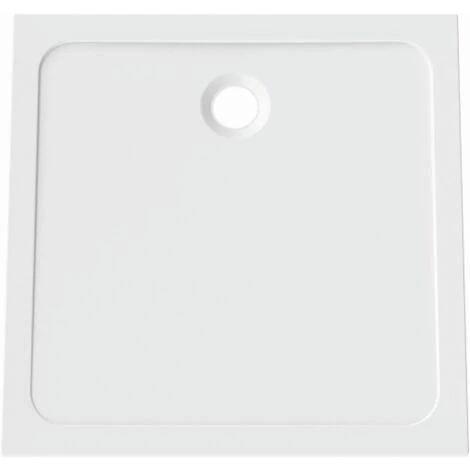 Vassoio Per Doccia Minerale Modellato Bianco. 100x100x3cm. Non -Slip 1 Vassoio Per Doccia Minerale Modellato Bianco. 100x100x3cm. Non -Slip