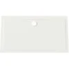 Vassoio Doccia Design Bianco 160x90x3cm