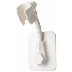 Supporto Per Doccia A Mano Supporto Per Doccia A Parete Regolabile Supporto Per Doccia Supporto A Parete Adesivo In Plastica ABS Senza Supporto Per Trapano Bianco--