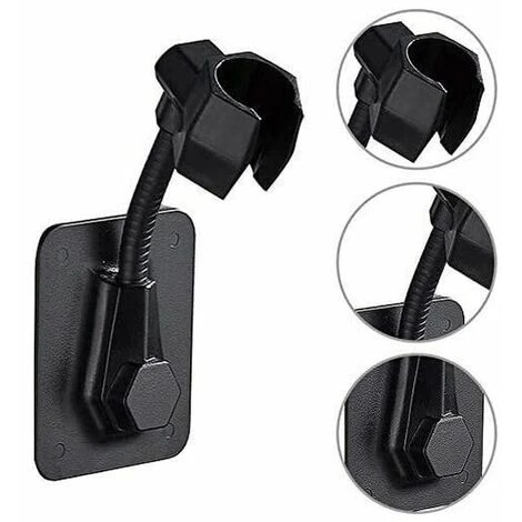 Supporto Per Doccia A Mano Supporto Per Doccia A Parete Regolabile Supporto Per Doccia Supporto A Parete Adesivo In Plastica ABS Senza Supporto Per Trapano Bianco-- 5 Supporto Per Doccia A Mano Supporto Per Doccia A Parete Regolabile Supporto Per Doccia Supporto A Parete Adesivo In Plastica ABS Senza Supporto Per Trapano Bianco-- - immagine 5