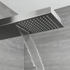 Pannello Doccia In Idromassaggio Termostatico Integrato Con Soffione A Cascata E Pioggia -Hansgrohe Negozio 870682 4