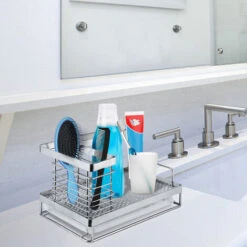 Mensole Per Doccia Organizzatore Per Lavello Scaffale Da Cucina In Acciaio Inox Supporto Per Spugna Organizzatore Per Lavabo Per Spugna Per Pentola HENGMEI -Hansgrohe Negozio 88136346 5