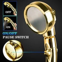 Soffione Doccia, Doccetta Univers 3 Modalità, Oro 8 Soffione Doccia, Doccetta Univers 3 Modalità, Oro -Hansgrohe Negozio 88724535 4