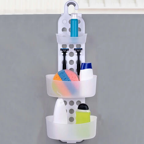 Alpina Mensola Da Doccia Appendino Senza Fori Cassetti Regolabili 71 X 25 Cm Bianco 2 Alpina Mensola Da Doccia Appendino Senza Fori Cassetti Regolabili 71 X 25 Cm Bianco - immagine 2