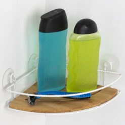 Mensola Angoliera Da Bagno Montaggio A Parete Con Ventose Senza Fori Per Doccia -Hansgrohe Negozio 89586897 4