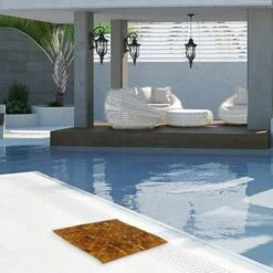 PrixPrime - Piattaforma Ideale Per Docce E Bagni Con Un Design Avvolgibile Di 75 X 50 Cm In Legno Di Teak Certificato -Hansgrohe Negozio 90823433 5