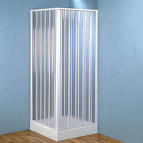 Box Doccia Angolare A Soffietto FERLIVING 80/60x80/60x185h Cm 2 Box Doccia Angolare A Soffietto FERLIVING 80/60x80/60x185h Cm - immagine 2