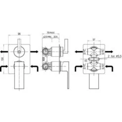 Set Completo Per Bagno Con Kit Doccia Nero Opaco Paini Venti KITVENTI4NO 6 Set Completo Per Bagno Con Kit Doccia Nero Opaco Paini Venti KITVENTI4NO -Hansgrohe Negozio 93857825 3