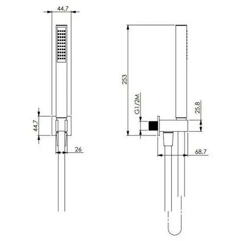 Set Completo Per Bagno Con Kit Doccia Nero Opaco Paini Venti KITVENTI4NO 4 Set Completo Per Bagno Con Kit Doccia Nero Opaco Paini Venti KITVENTI4NO - immagine 4