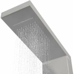 Nova Pannello Doccia Multifunzionale Design Elegante 15x47x114cm Vari Colori Colore: Color Argento -Hansgrohe Negozio 94024899 5