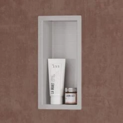 Doporro® Nicchia Doccia A Parete 15x30x8.3cm, Nicchia Bagno Doccia A Muro A Incasso In Acciaio Inox, Argento