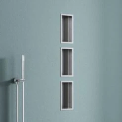 Doporro® Nicchia Doccia A Parete 15x30x8.3cm, Nicchia Bagno Doccia A Muro A Incasso In Acciaio Inox, Argento 6 Doporro® Nicchia Doccia A Parete 15x30x8.3cm, Nicchia Bagno Doccia A Muro A Incasso In Acciaio Inox, Argento -Hansgrohe Negozio 94235799 3
