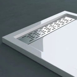 Doporro® Piatto Doccia Con Piletta 80x100x5cm, Piatto Doccia Rettangolare In Acrilico Incl.AL02 Xetro04W, Bianco -Hansgrohe Negozio 94236654 3