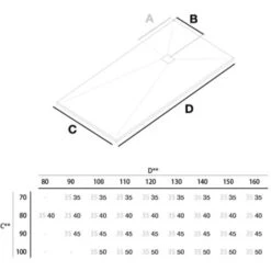 Doporro® Piatto Doccia Con Piletta 100x100x3cm, Piatto Doccia Madison In Pietra Artificiale Incl.AL006, Forma: Quadrato, Bianco -Hansgrohe Negozio 94236660 4