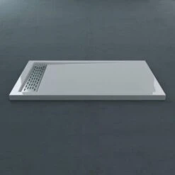 Doporro® Piatto Doccia 80x100x5cm, Piatto Doccia Rettangolare In Acrilico Xetro04W, Bianco -Hansgrohe Negozio 94236687 5