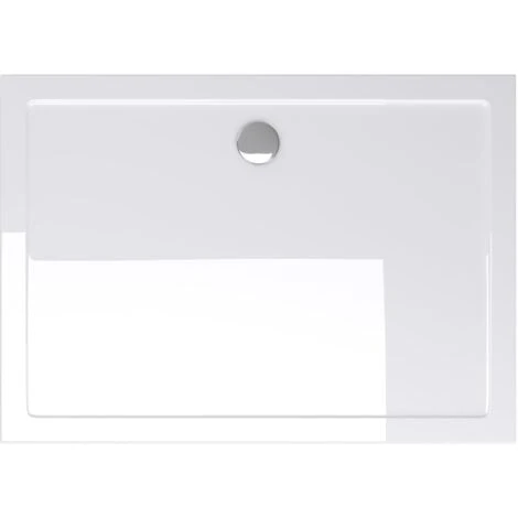 Doporro® Piatto Doccia 75x80x4cm, Piatto Doccia Faro2W In Acrilico, Forma: Rettangolare, Bianco 2 Doporro® Piatto Doccia 75x80x4cm, Piatto Doccia Faro2W In Acrilico, Forma: Rettangolare, Bianco - immagine 2