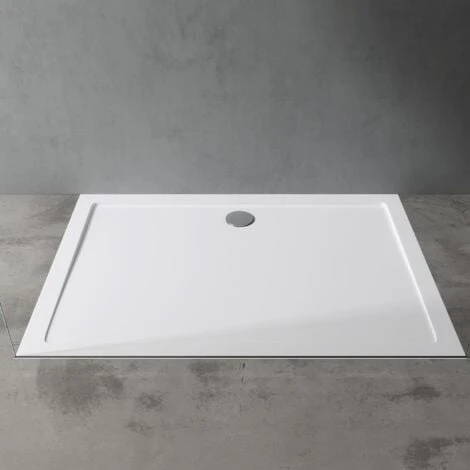 Doporro® Piatto Doccia 75x80x4cm, Piatto Doccia Faro2W In Acrilico, Forma: Rettangolare, Bianco 4 Doporro® Piatto Doccia 75x80x4cm, Piatto Doccia Faro2W In Acrilico, Forma: Rettangolare, Bianco - immagine 4