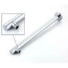 Trade Shop - Braccio Per Soffione Doccia Tondo In Ottone Cromato Completo Di Rosone 30cm