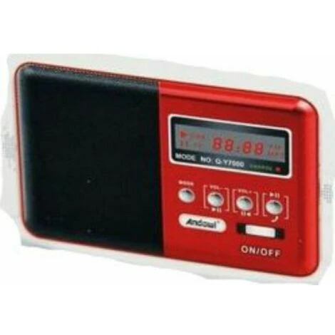 Trade Shop - Speaker Wireless Bluetooth Ricaricabile Altoparlante Radio Fm Portatile Q-y7000 2 Trade Shop - Speaker Wireless Bluetooth Ricaricabile Altoparlante Radio Fm Portatile Q-y7000 - immagine 2