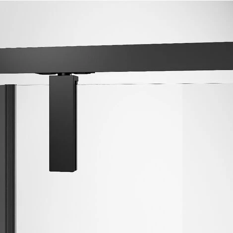 Elite Box Doccia 70x120 Cm Nero Angolare Lato Fisso E Porta Battente Trasparente Anticalcare Lux 3 Elite Box Doccia 70x120 Cm Nero Angolare Lato Fisso E Porta Battente Trasparente Anticalcare Lux - immagine 3