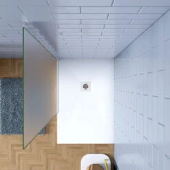 Walk In Parete Fissa Per Doccia In Vetro Temperato 6 Mm Satinato Opaco Anticalcare 65x195cm -Hansgrohe Negozio 95401341 3