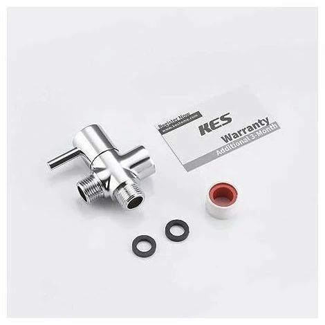 Deviatore Rubinetto Valvola Doccia A 2 Vie Deviatore In Ottone Adattatore Doccia Deviatore Doccetta Flessibile Doccia Soffione Doccia Cromo Lucido 5 Deviatore Rubinetto Valvola Doccia A 2 Vie Deviatore In Ottone Adattatore Doccia Deviatore Doccetta Flessibile Doccia Soffione Doccia Cromo Lucido - immagine 5