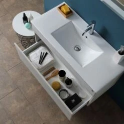 MOBILE BAGNO SOSPESO 100 CM CON CASSETTONE PROMENADE SERIE SOLE -Hansgrohe Negozio 9677828 4